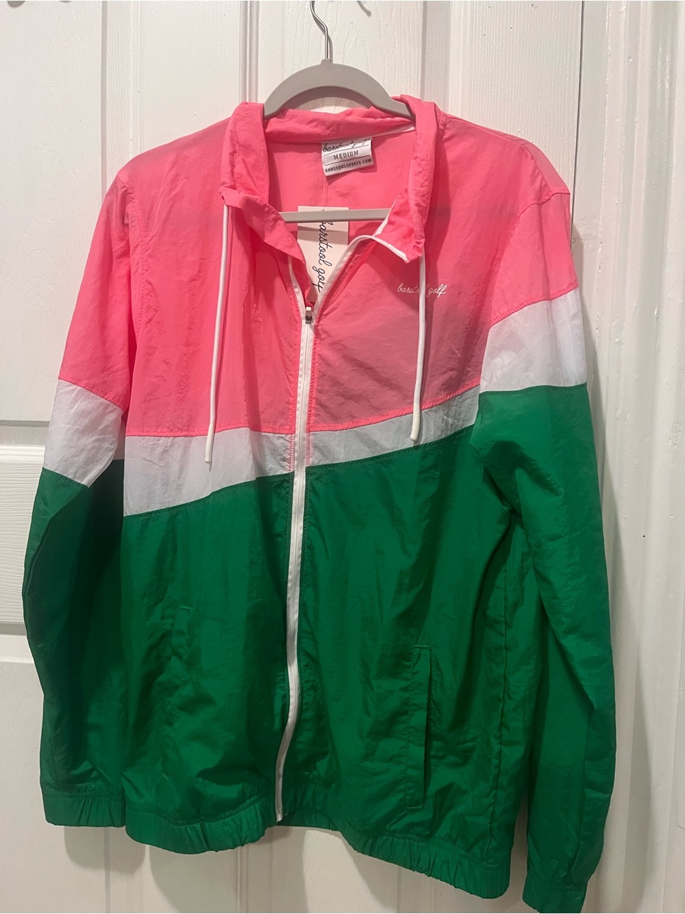 NWT Barstool Golf Colorblock Windbreaker Medium